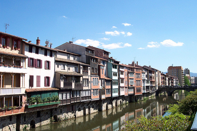 Maisons sur l'Agout à Castres