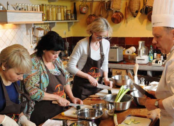 Cours de cuisine avec un chef